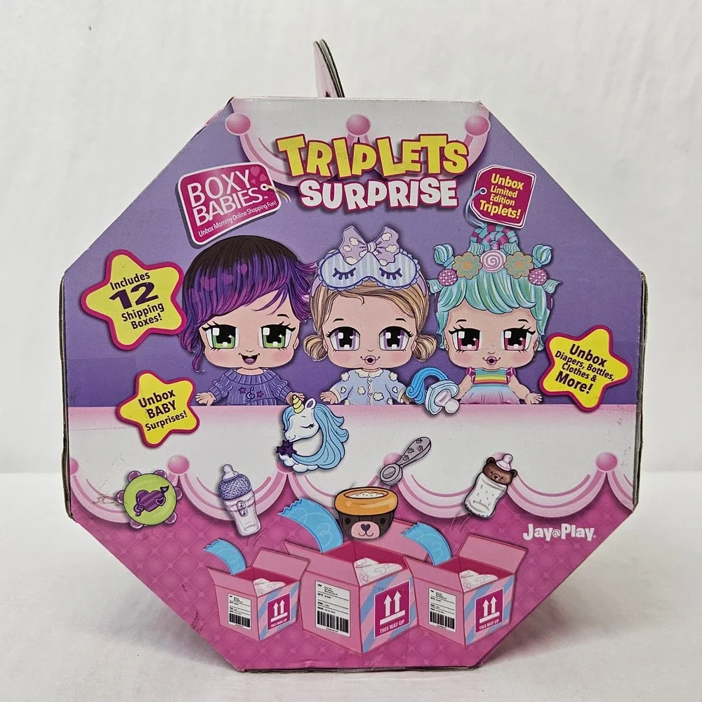 Boxy‎ Babies Triplets Surprise Limited Edition Mystery Unboxing Set Jay@Play